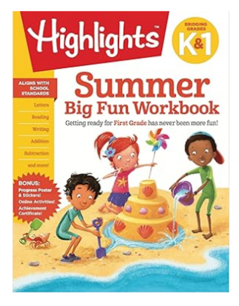 Highlights Summer Big Fun Workbook- Bridging Grades K & 1