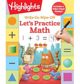 Highlights Highlights write-on wipe-off Let's practice math