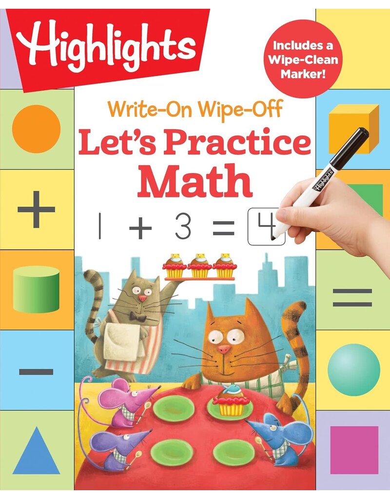 Highlights Highlights write-on wipe-off Let's practice math