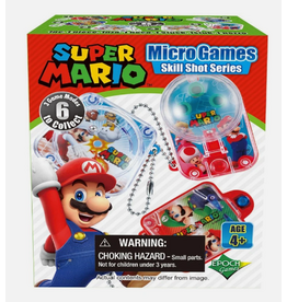 Epoch Super Mario MicroGames  Skill Shot Keyring Blind Box