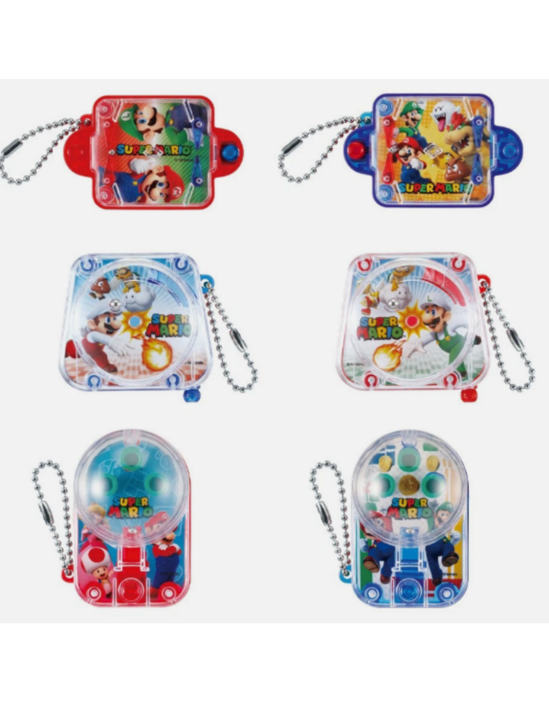 Epoch Super Mario MicroGames  Skill Shot Keyring Blind Box