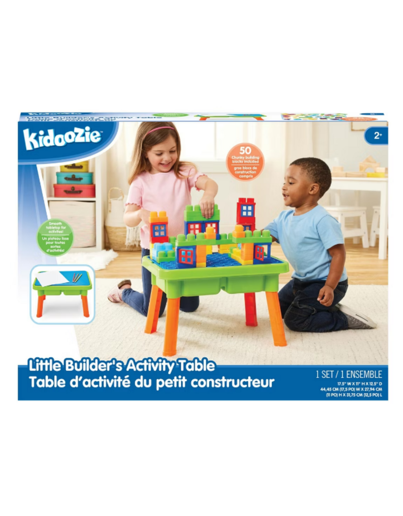 Kidoozie Kidoozie  Little Builder's Activity Table