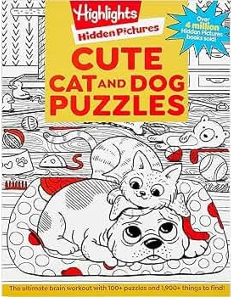 Highlights Book Highlights Hidden Pictures Cute Cat and Dogs Puzzles