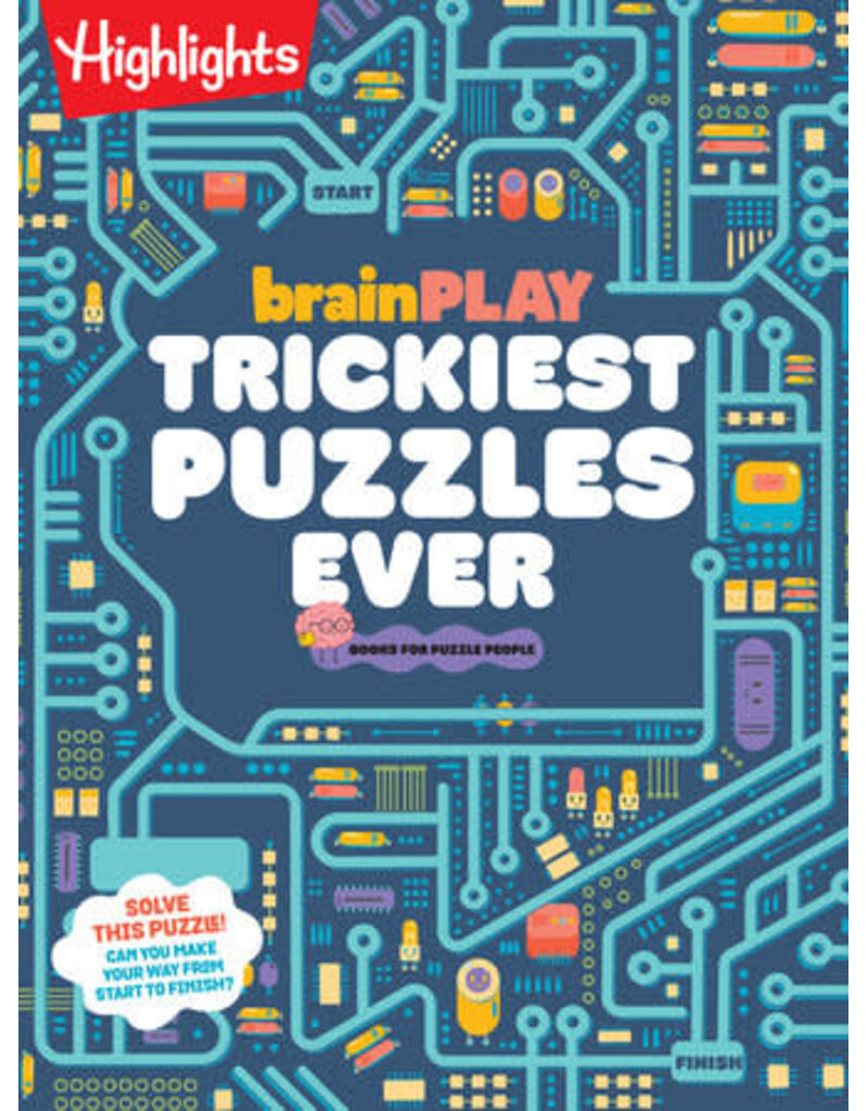 Highlights Books Highlights brainPLAY Trickiest Puzzles Ever