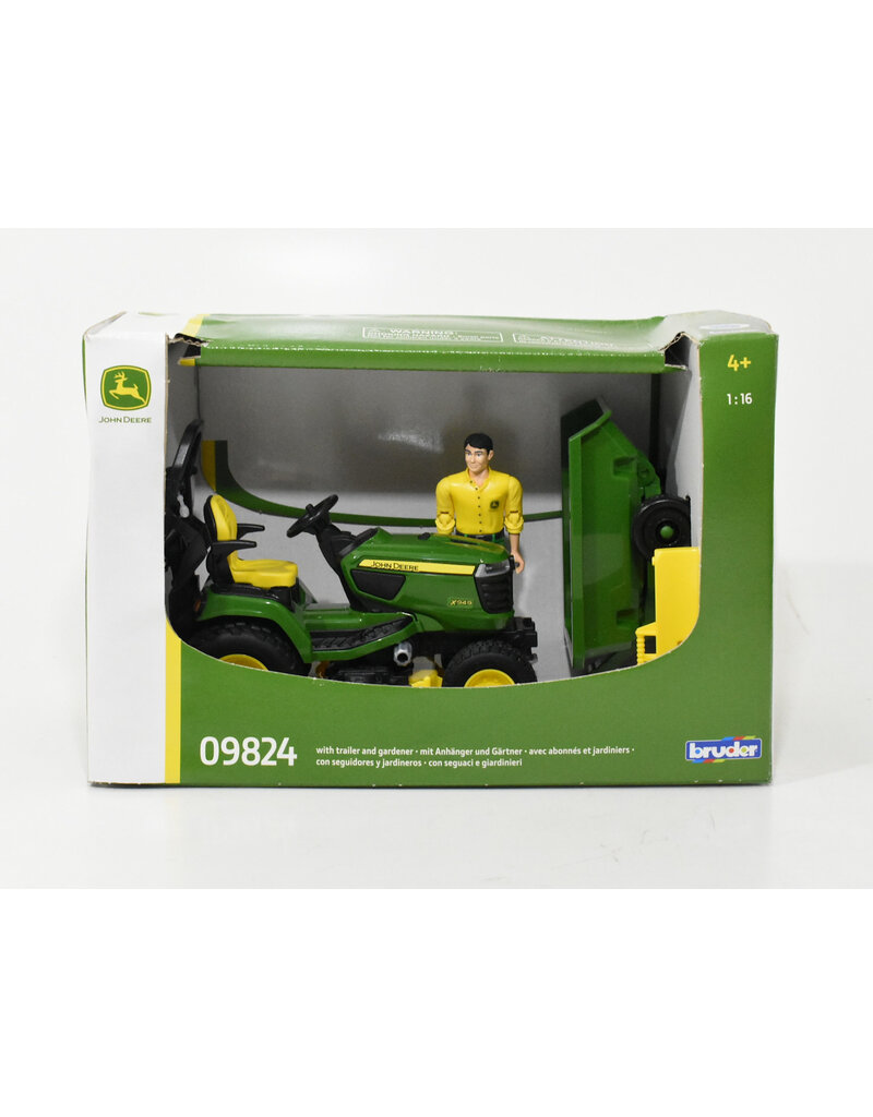Bruder Bruder John Deere Lawn Tractor with Trailer