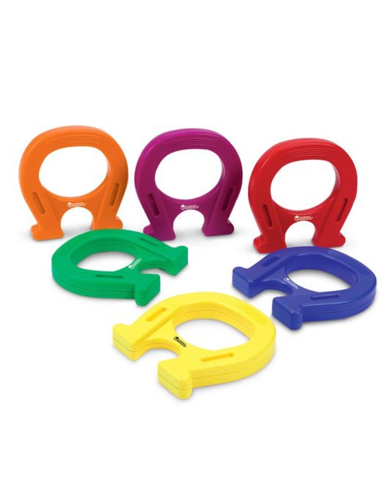 Learning Resources Magnetic Mighty Magnets Horseshoe Magnet (Colors Vary) sold single