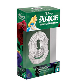 HANAYAMA Brainteaser Hanayama Metal Puzzle - Alice in Wonderland Labyrinth - Level 4