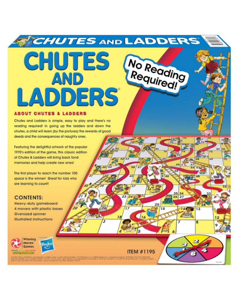 Winning Moves Classic Game Chutes and Ladders