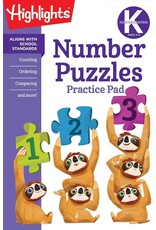 Highlights Kindergarten Number Puzzles Practice Pad