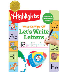 Highlights Book Write-On Wipe-Off Let's Write Letters