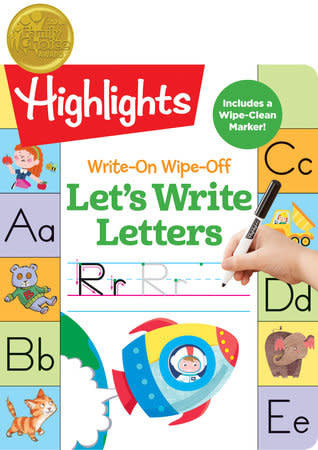 Book Write-On Wipe-Off Let's Write Letters