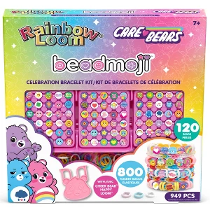 Rainbow Loom beadmoji Care Bears