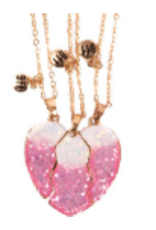 Creative Education (Great Pretenders) Jewelry Besties Era Tear & Share Necklaces