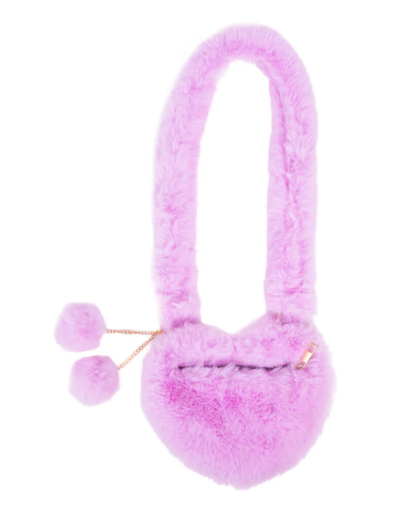 Creative Education (Great Pretenders) Pretend Play Lilac Love Furry Purse