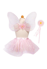 Creative Education (Great Pretenders) Costume Crazy for Daisies Tutu, Wand and Wings (Size 4-6)