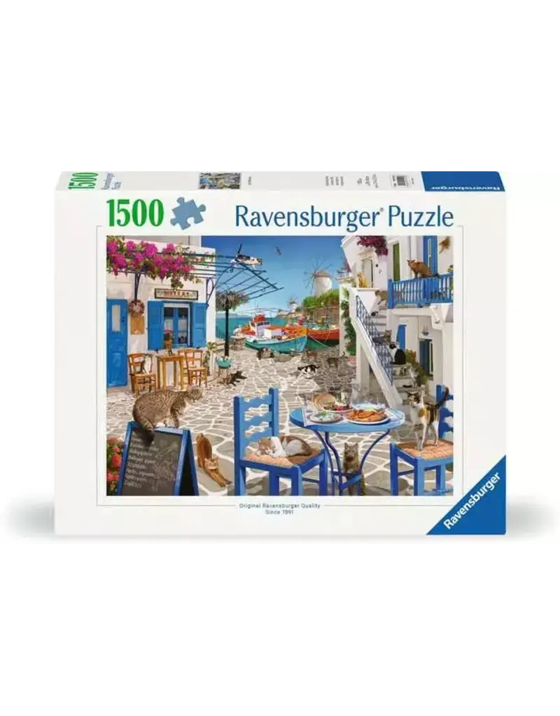 Ravensburger Cats of Mykonos Puzzle 1500 Pieces