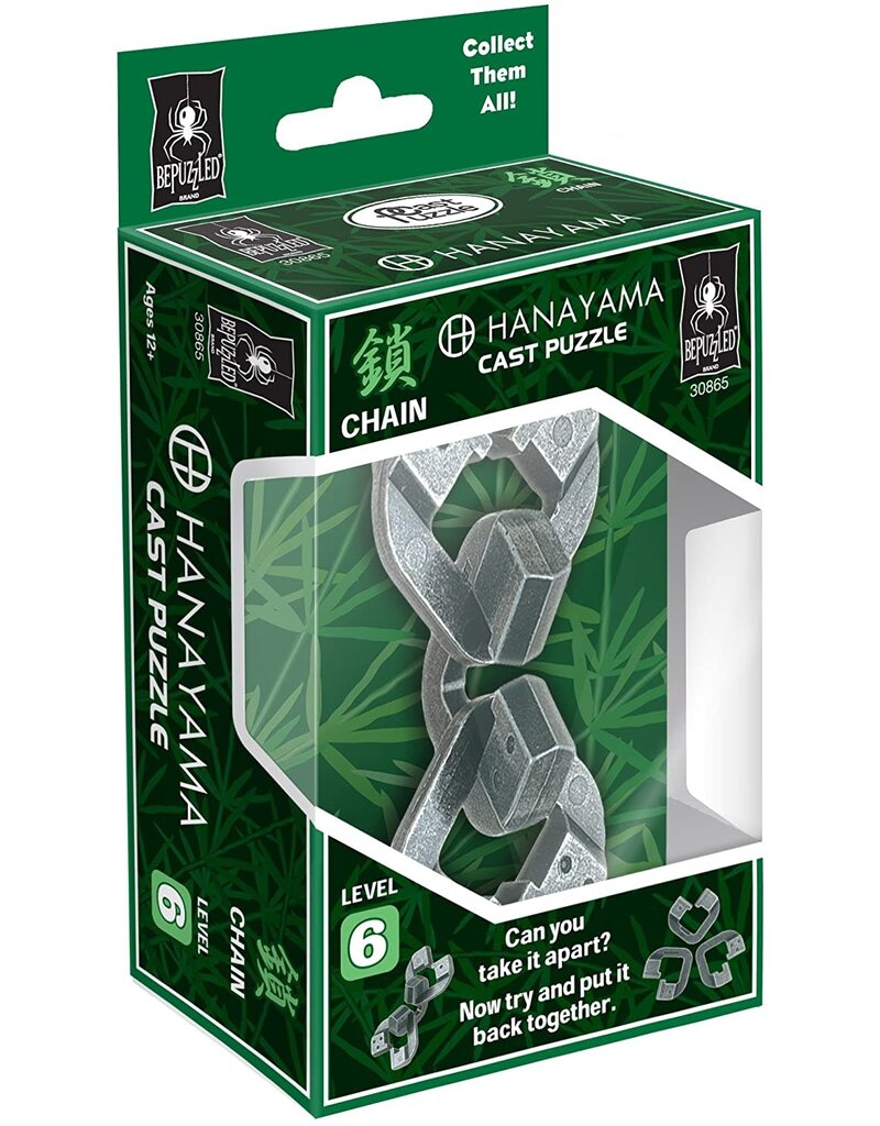 HANAYAMA Brainteaser Hanayama Metal Puzzle - Chain - Level 6