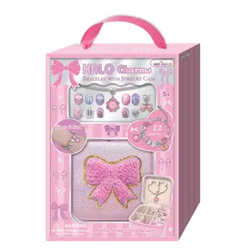 Hot Focus Inc Halo Charms Bracelet & Jewelry Case, Bowtiful