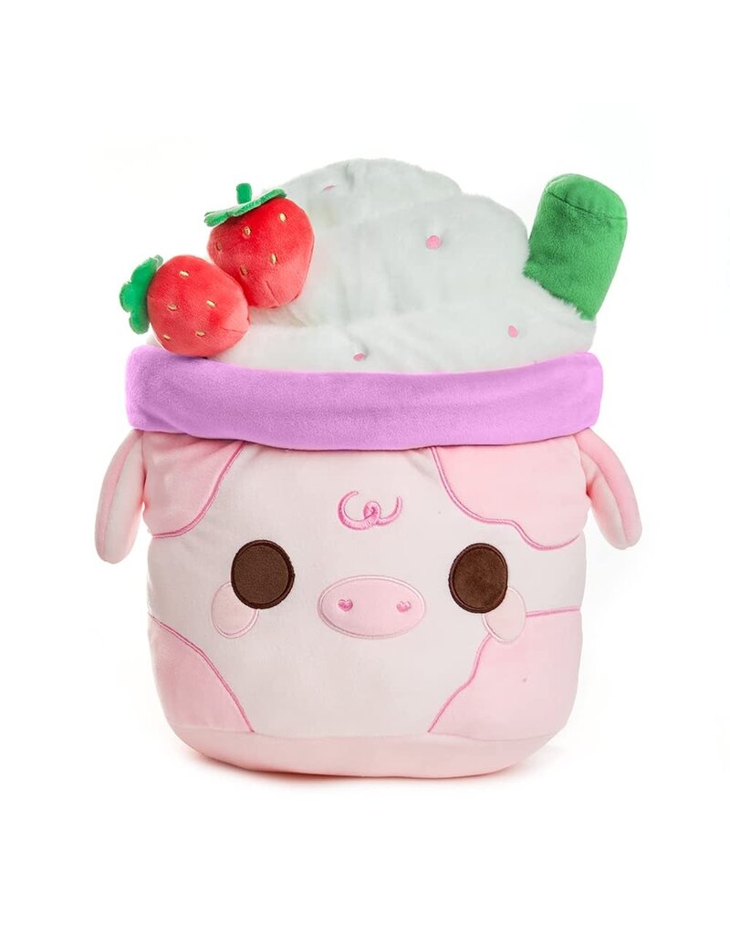 Cuddle Barn Plush Strawberry Mooshake