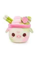 Cuddle Barn Plush Lil Series -  Scented Strawberry Matcha Mooshake
