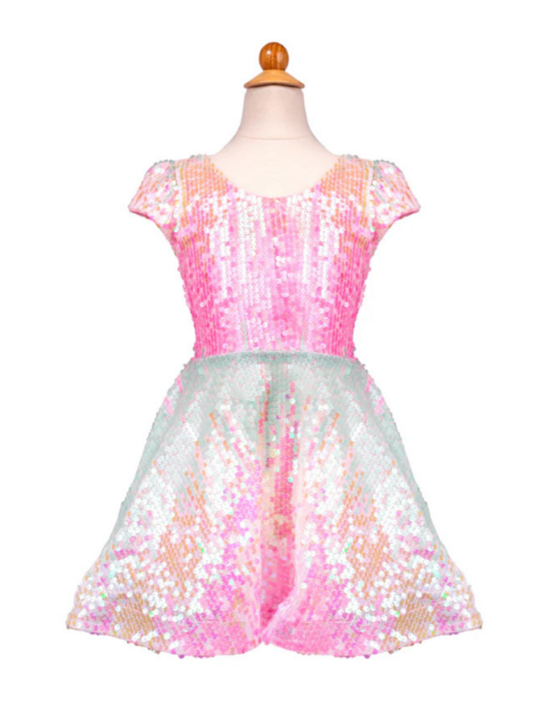 Creative Education (Great Pretenders) Costume Sorbet Swirl Skater Dress (5-6)