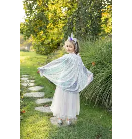 Creative Education (Great Pretenders) Costume Unicorn Sparkle Cape & Headband ( Size 4-6)