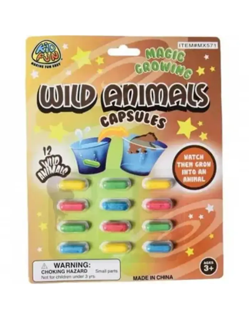 US Toys Magic Growing wild animal capsules
