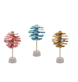 US Toys Wooden Wooden  Spin Lollipop Assorted (style will vary and sold single)