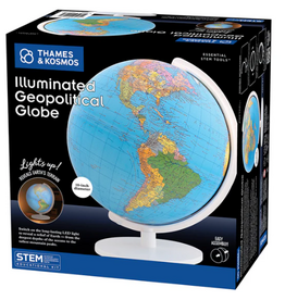 Thames & Kosmos Science Kit Illuminated Geopolitical Globe