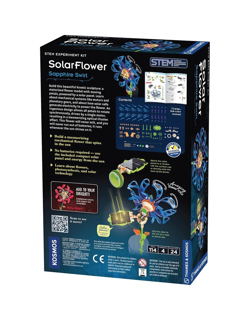 Thames & Kosmos Solar Flower -  Sapphire Swirl