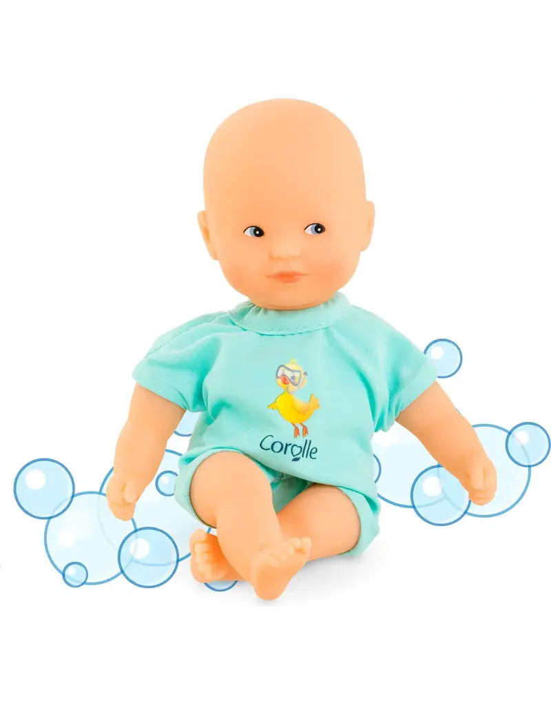 Corolle Baby Doll Mini Bath Blue