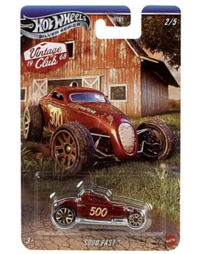 Hot Wheels Hot Wheels Vintage Soooo Fast Vintage Club Silver Series