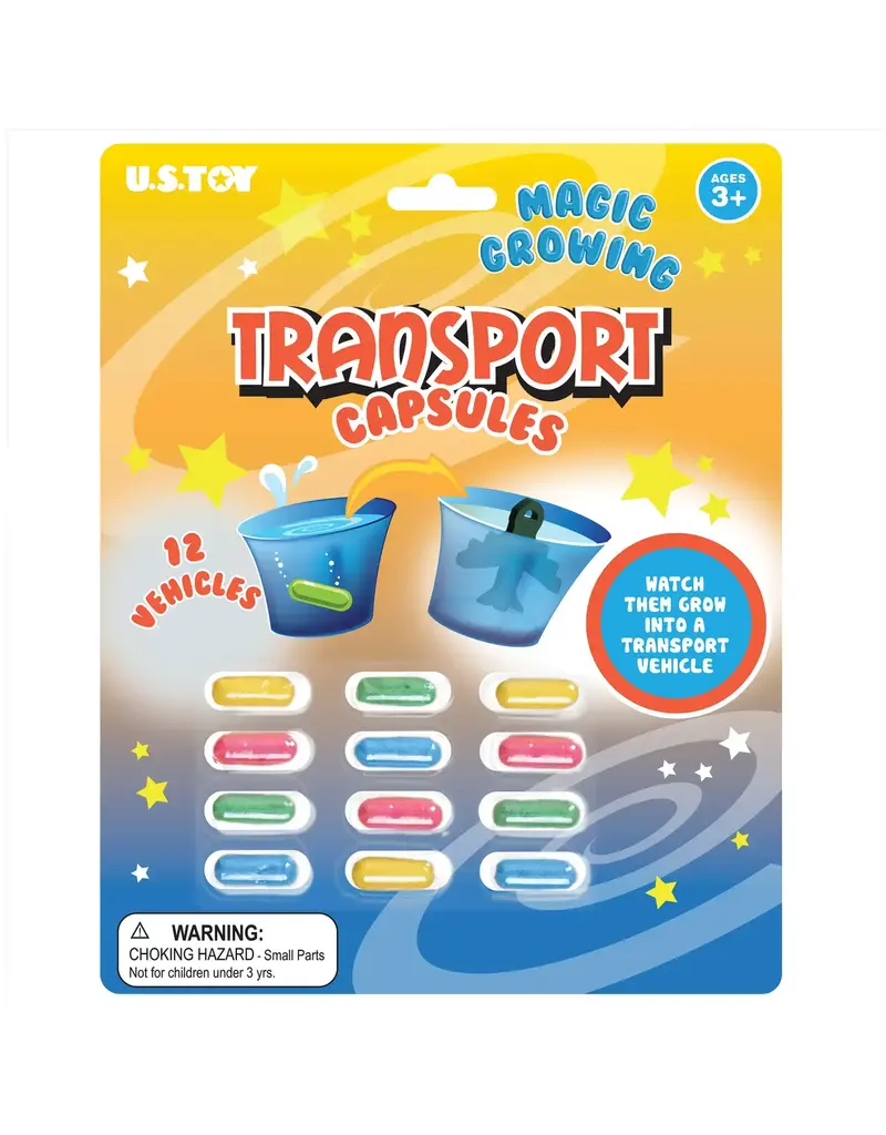 US Toys Magic Growing Transport Vehicle Capsules