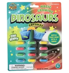 US Toys Magic Growing Dinosaur Capsules
