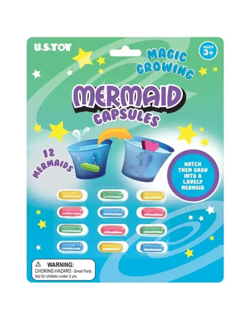 US Toys Magic Growing Mermaid Capsules