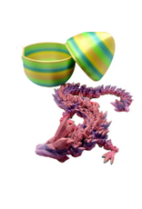 PYE Games 3D Printed Mystery Crystal Dragon Egg  Fidget Toy (Assorted Colors: Assorted Styles)