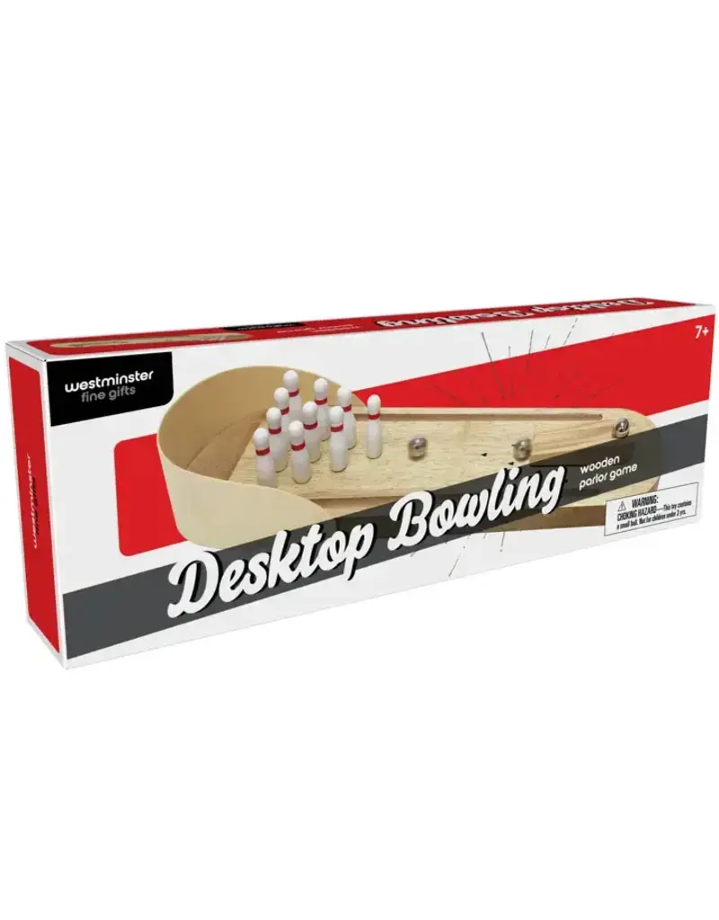 Westminister Inc. Game Wooden Desktop Bowling