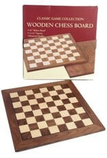 University Games Game 16" Wooden Chess Board (No Chess Men)