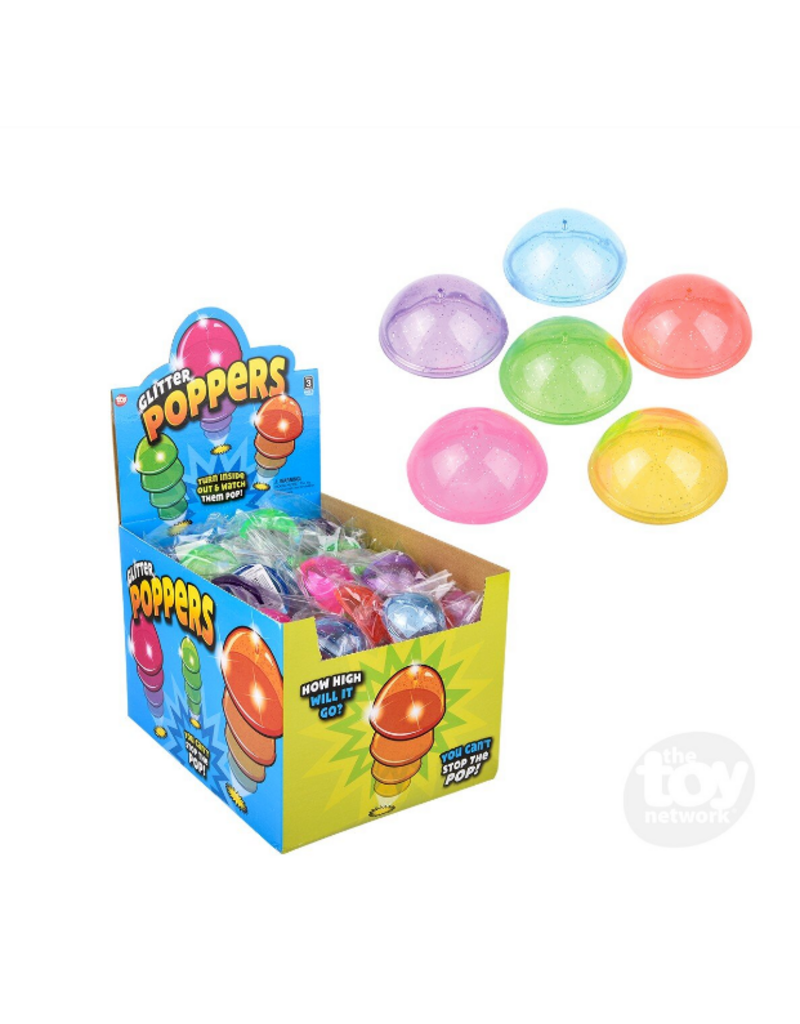 The toy network Jumbo Glitter Poppers ( 2.25") ( Assorted Colors; Sold Individually)