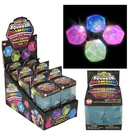 The toy network Fidget Light-Up Squeeze Diamond