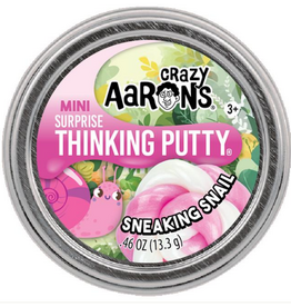 Crazy Aaron Putty Crazy Aaron's Thinking Putty - Spring Surprise Sneaking Snail 2" Mini Tin