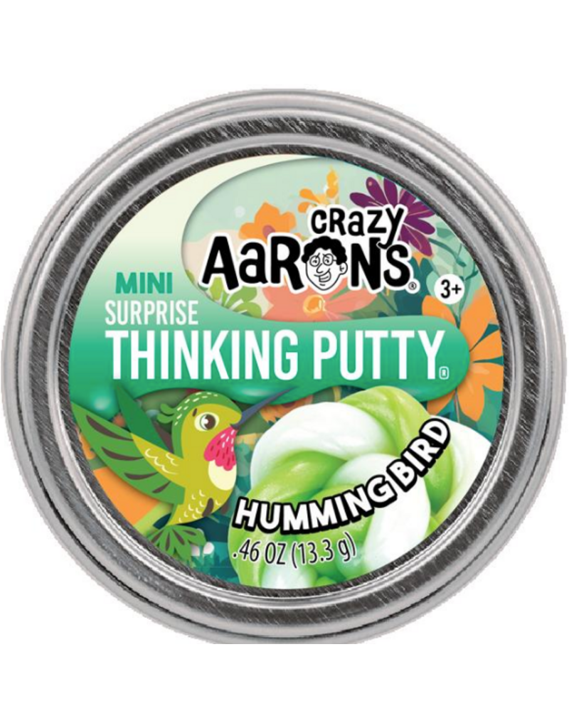 Crazy Aaron Putty Crazy Aaron's Thinking Putty - Spring Surprise Humming Bird 2" Mini Tin