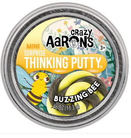 Crazy Aaron Putty Crazy Aaron's Thinking Putty - Spring Surprise! Buzzing Bee 2" Mini Tin