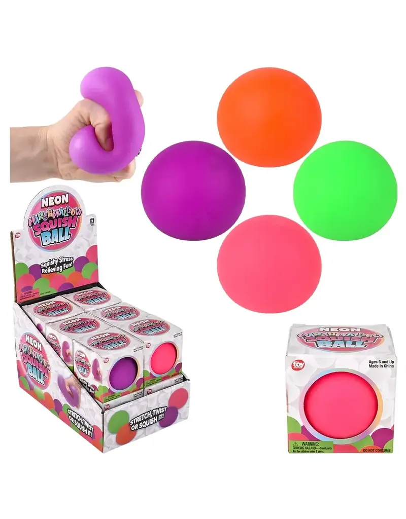 The toy network Neon Marshmallow Squish Ball