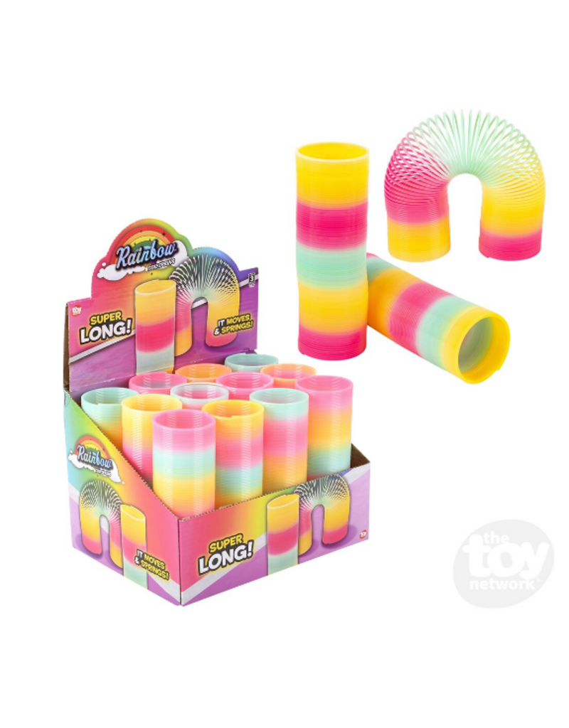 The toy network Super Long Rainbow Coil Spring ( 6"; Sold Individually)