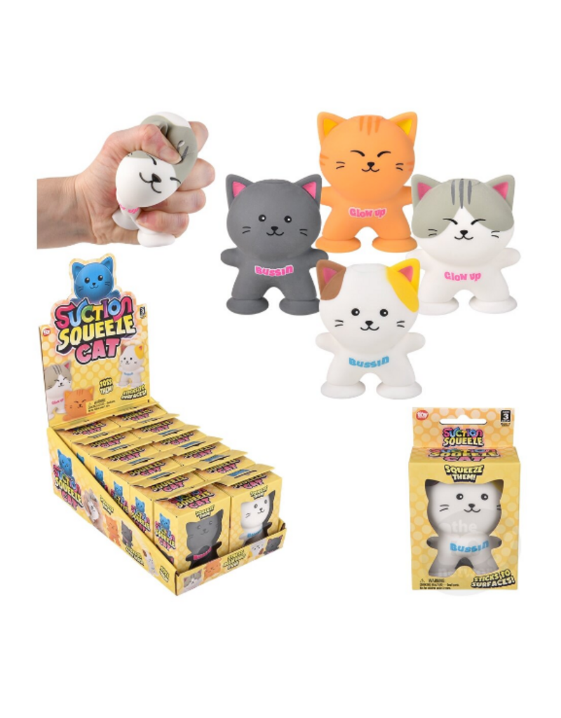 The toy network Squeezy Suction Cat ( 3"; Sold Individually)