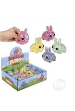The toy network Sticky Squish Bunny Beaded (Sold Individually, Colors Vary)