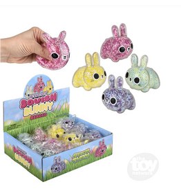 The toy network Sticky Squish Bunny Beaded (Sold Individually, Colors Vary)