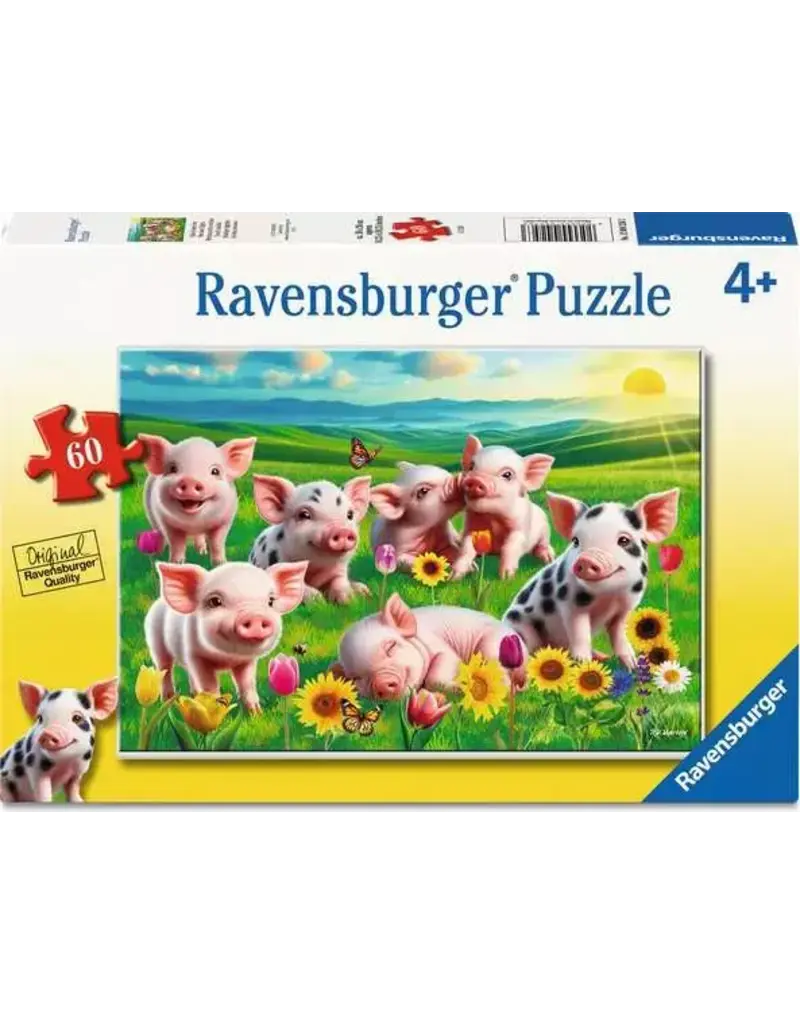 Ravensburger Ravensburger Puzzle  - Precious Piglets ( 60 Pcs )