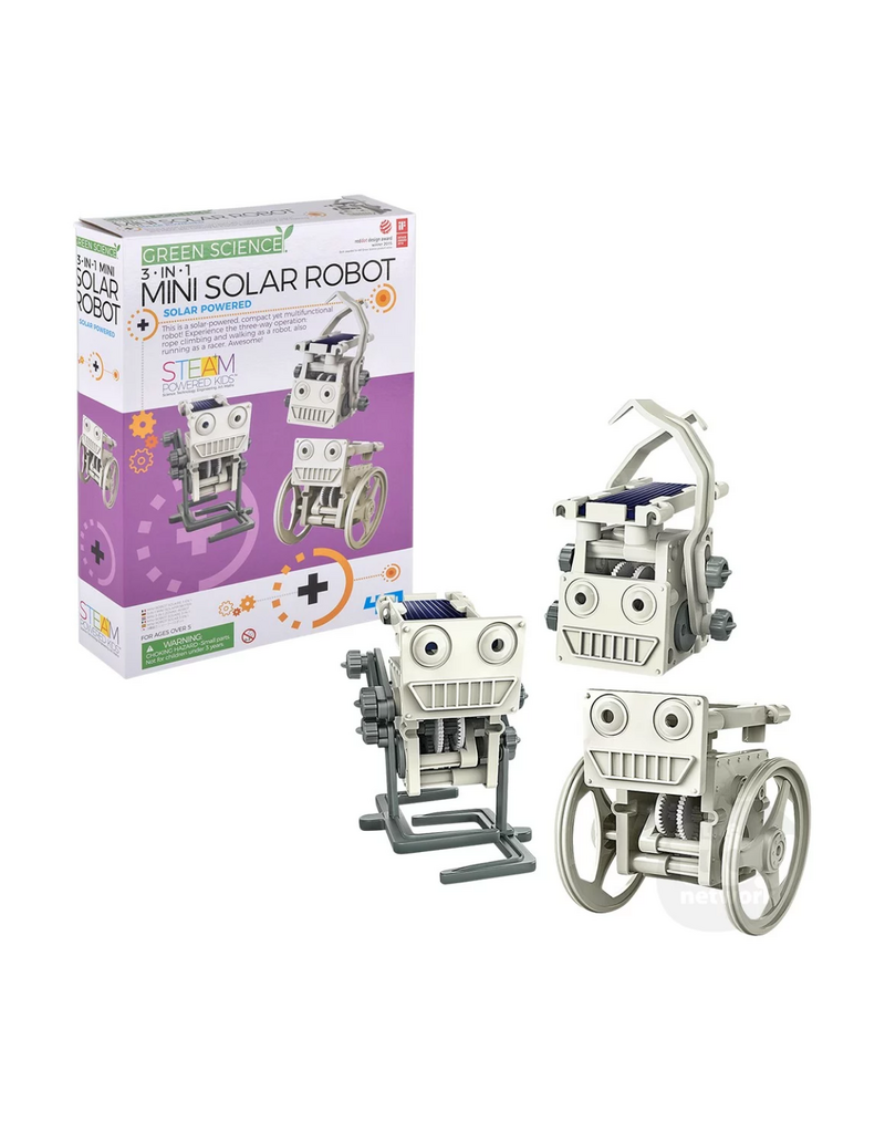 4M Science Kit 4M 3-in-1 Mini Solar Robot